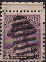 z vendido USA 1932 Scott 708 Sello Presidente George Washington (22/1/1732-14/12/1799) usado